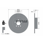 TEXTAR Bremsscheibe