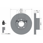TEXTAR Bremsscheibe