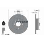 TEXTAR Bremsscheibe