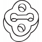 BOSAL Gummistreifen, Abgasanlage