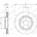 FERODO Bremsscheibe