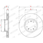 FERODO Bremsscheibe