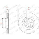 FERODO Bremsscheibe