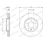 FERODO Bremsscheibe