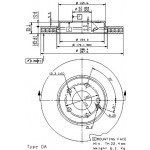 BREMBO Bremsscheibe