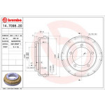 BREMBO Bremstrommel