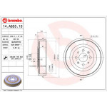 BREMBO Bremstrommel