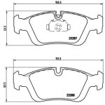 BREMBO Bremsbelagsatz, Scheibenbremse