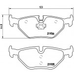 BREMBO Bremsbelagsatz, Scheibenbremse