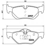 BREMBO Bremsbelagsatz, Scheibenbremse