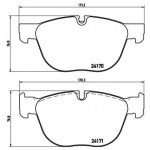 BREMBO Bremsbelagsatz, Scheibenbremse