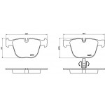 BREMBO Bremsbelagsatz, Scheibenbremse