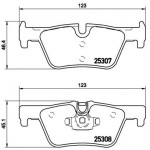 BREMBO Bremsbelagsatz, Scheibenbremse