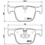 BREMBO Bremsbelagsatz, Scheibenbremse