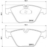 BREMBO Bremsbelagsatz, Scheibenbremse