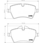 BREMBO Bremsbelagsatz, Scheibenbremse