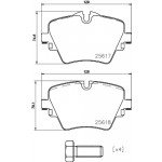 BREMBO Bremsbelagsatz, Scheibenbremse