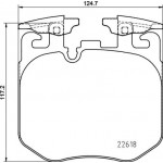 BREMBO Bremsbelagsatz, Scheibenbremse