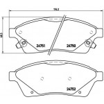 BREMBO Bremsbelagsatz, Scheibenbremse