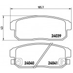 BREMBO Bremsbelagsatz, Scheibenbremse