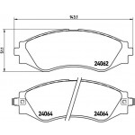 BREMBO Bremsbelagsatz, Scheibenbremse