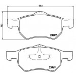 BREMBO Bremsbelagsatz, Scheibenbremse