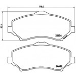 BREMBO Bremsbelagsatz, Scheibenbremse