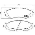 BREMBO Bremsbelagsatz, Scheibenbremse