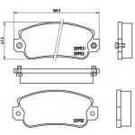 BREMBO Bremsbelagsatz, Scheibenbremse