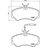 BREMBO Bremsbelagsatz, Scheibenbremse