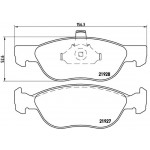 BREMBO Bremsbelagsatz, Scheibenbremse