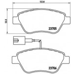 BREMBO Bremsbelagsatz, Scheibenbremse