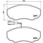 BREMBO Bremsbelagsatz, Scheibenbremse