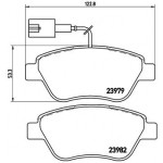 BREMBO Bremsbelagsatz, Scheibenbremse