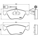 BREMBO Bremsbelagsatz, Scheibenbremse