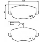 BREMBO Bremsbelagsatz, Scheibenbremse