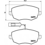 BREMBO Bremsbelagsatz, Scheibenbremse