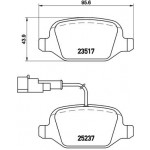 BREMBO Bremsbelagsatz, Scheibenbremse