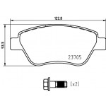 BREMBO Bremsbelagsatz, Scheibenbremse