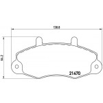 BREMBO Bremsbelagsatz, Scheibenbremse