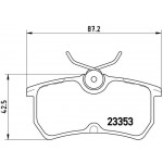 BREMBO Bremsbelagsatz, Scheibenbremse