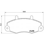 BREMBO Bremsbelagsatz, Scheibenbremse