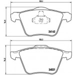 BREMBO Bremsbelagsatz, Scheibenbremse
