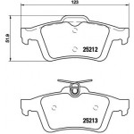 BREMBO Bremsbelagsatz, Scheibenbremse