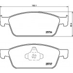 BREMBO Bremsbelagsatz, Scheibenbremse