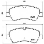 BREMBO Bremsbelagsatz, Scheibenbremse