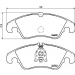 BREMBO Bremsbelagsatz, Scheibenbremse