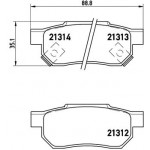 BREMBO Bremsbelagsatz, Scheibenbremse