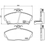 BREMBO Bremsbelagsatz, Scheibenbremse