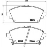 BREMBO Bremsbelagsatz, Scheibenbremse
